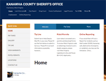 Tablet Screenshot of kanawhasheriff.us